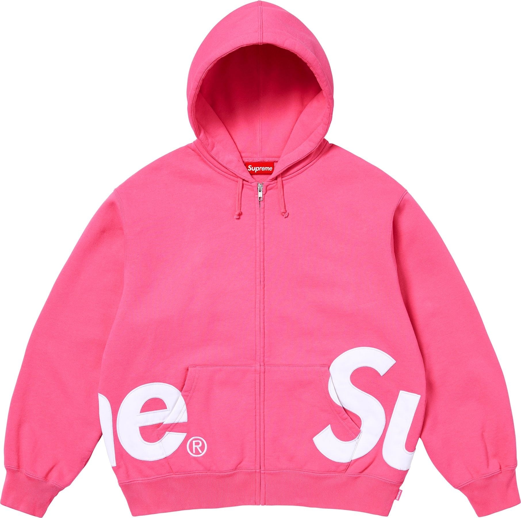 Big Logo Zip Up Hooded Sweatshirt view 11